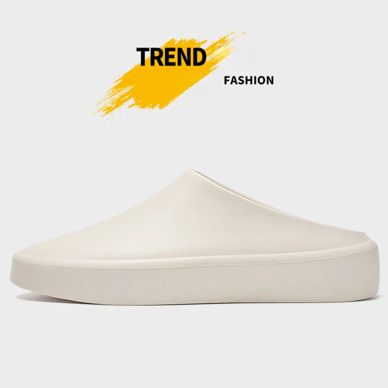 Comfortable Slippers for Men Women Stylish Summer Beach Slides Couples Hollow Out Sandals Anti-Slip Bathroom Slippers