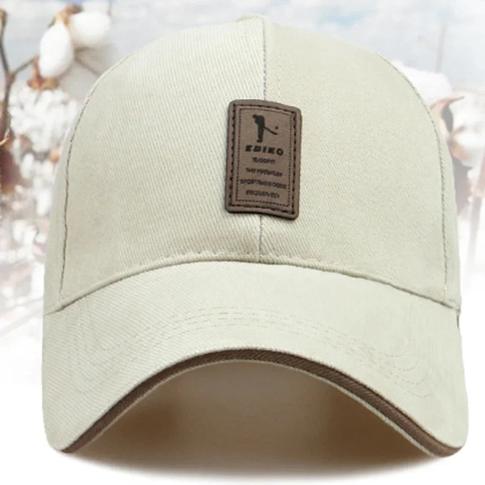 Sports Baseball Cap for Men Women Cotton Hiking Fishing Camping Black Red White Blue Green Brown Caps H59RT