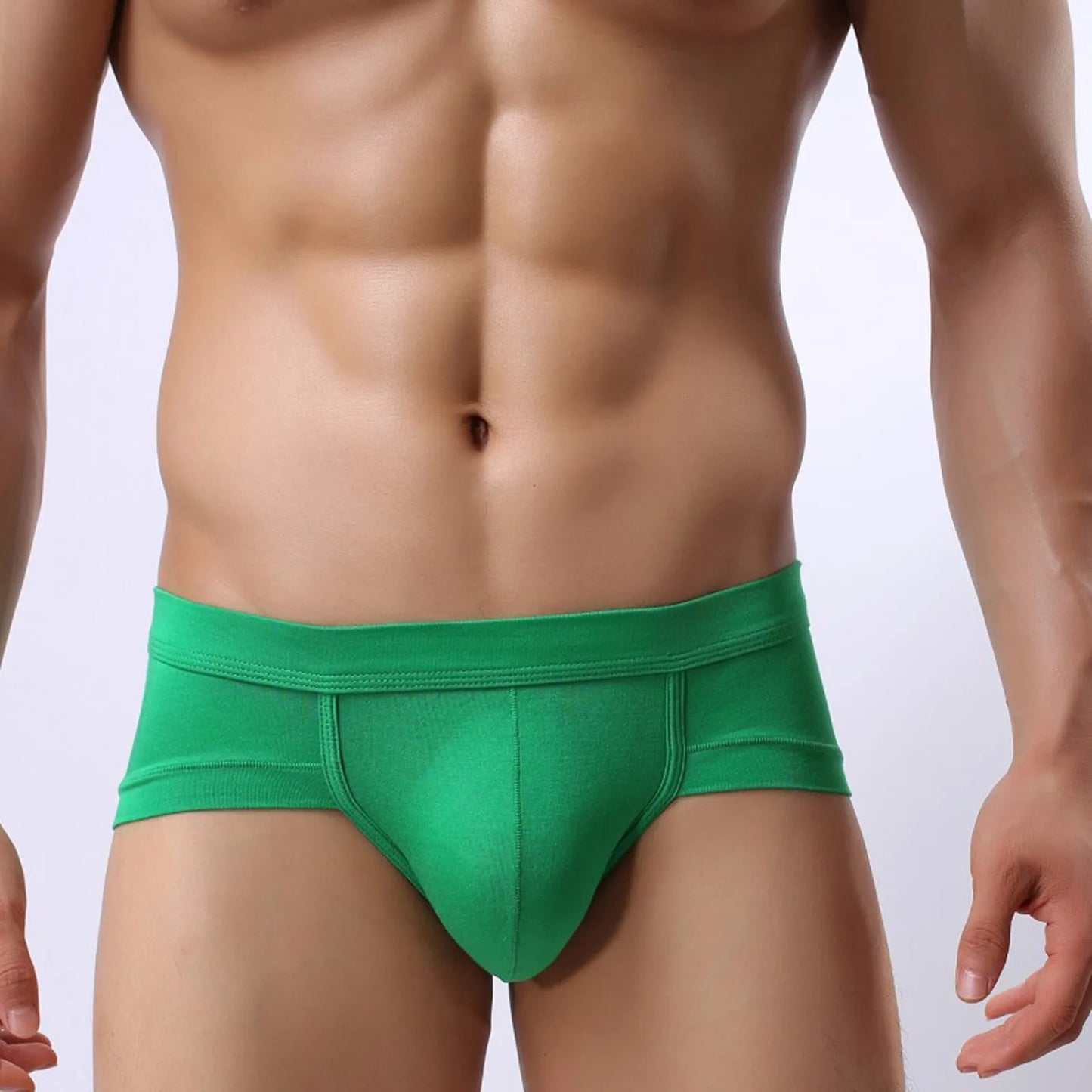 Mens Sexy Modal Underwear Briefs Men Low Rise U convex Pouch Brief Underpants Men Breathable Briefs