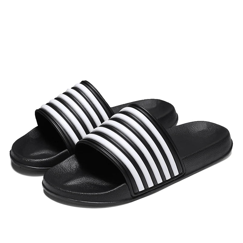 2025 New Sandals for Men and Women Slip-On Internet Celebrity Soft Sole Outerwear Couple Beach Home Sandals and Slippers