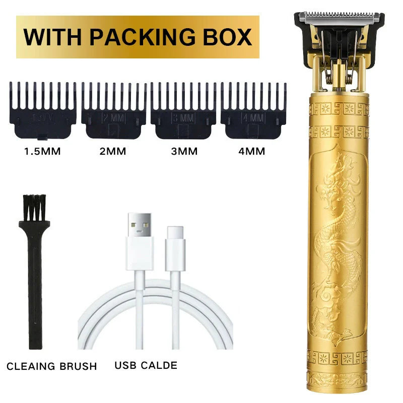 Electric Hair Clipper for Men 0mm Precision Beard Shaver Body Hair Trimmer Barber Machine Haircut Repair Tool