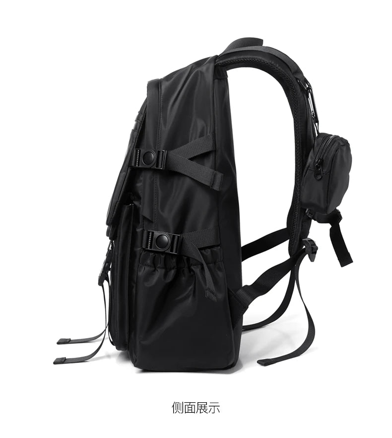 Men's Tactical Style Backpack, Large - capacity Travel Bag with Multiple Straps, Durable Material, Ideal for Outdoor Adventures