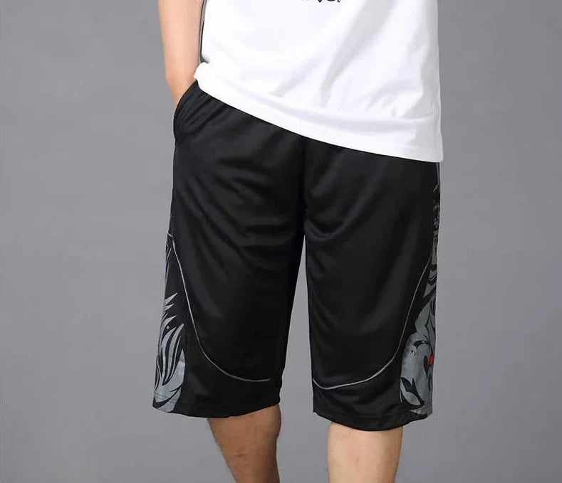 Male Short Pants Basketball Long Quick Dry Men's Shorts Training Bermuda Essential Fashion With Korean Style Stylish Clothing