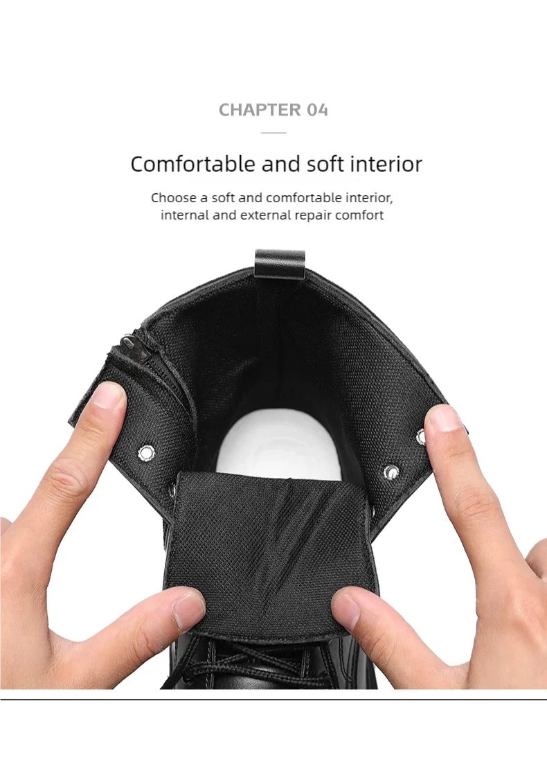 Men's Leather Boots Four Seasons Outdoor Casual Hiking Boots Retro Fashion Work Boots Thick Bottom Ankle Boots Anti-slip 2024