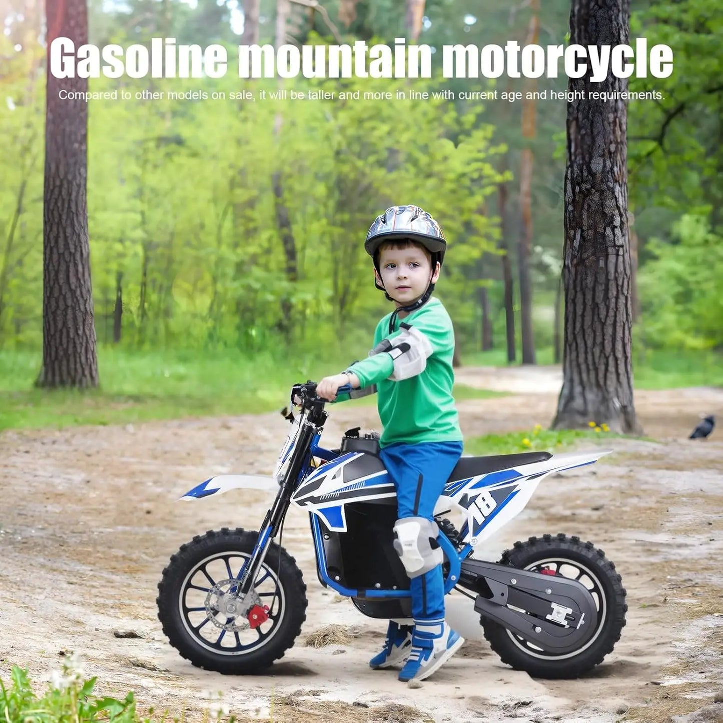 36V Electric Kid Dirt Bike,Off Road Mini Motorcycle,350W Motor Rocket Motorcycle Speed Up to 25 MPH,10 Inch Tires, Customized