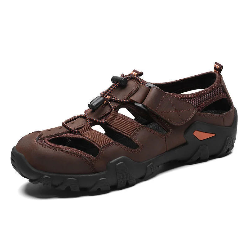 2025 New Men's Sandals Antiskid Breathable Fashion Outdoor Casual Shoes Comfortable Beach Male Shoe Loafers Soft Mans Slippers