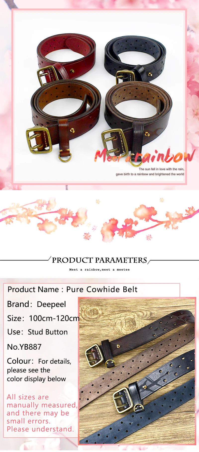 Pure Cowhide 3.8cm Wide Genuine Leather Belt for Men Double Pin Buckle Male Jeans Belts Top Quality Luxury Gift Waistband