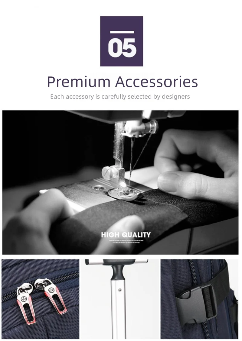 Airline Approved Carry On Backpack for Men Large Capacity Luggage with Telescopic Handle Durable Wheels TSA Friendly Travel Bag