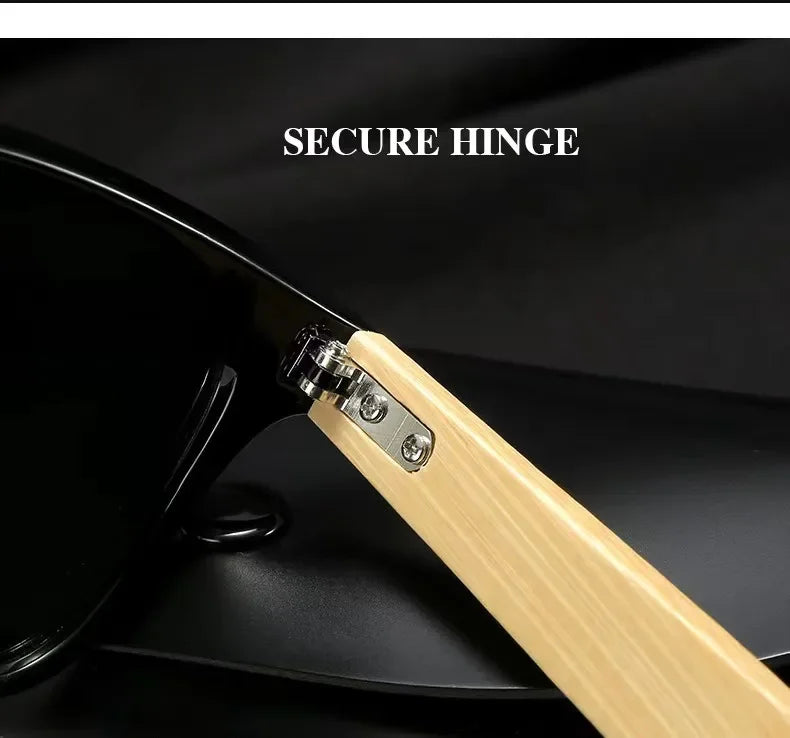 Wood Sunglasses Men Women Square Bamboo Women for Women Men Mirror Sun Glasses Oversize Retro De Sol Masculino Handmade