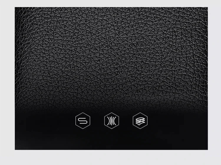 New Men's Wallet PU Leather Men Wallets Business Wallets for Man Short Black Walet Portefeuille Homme