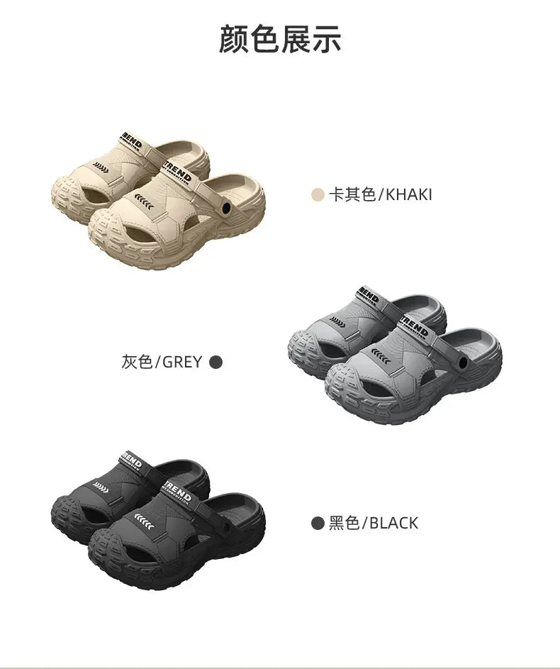 Men's Shoes Summer Luxury Sandals Slippers Flat Sandals Beach Slip on Shoes Man Sneakers Platform Beach Sports Sandals 47 Clogs