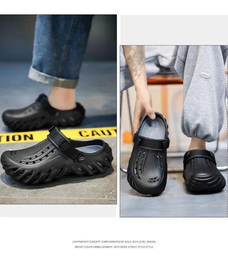 Luxury Man Sandal for Men Brand Men's Shoes 2025 White Sandals Flat Sandals Mens Soft Sandles Summer Shoes Sale Slippers Slipers