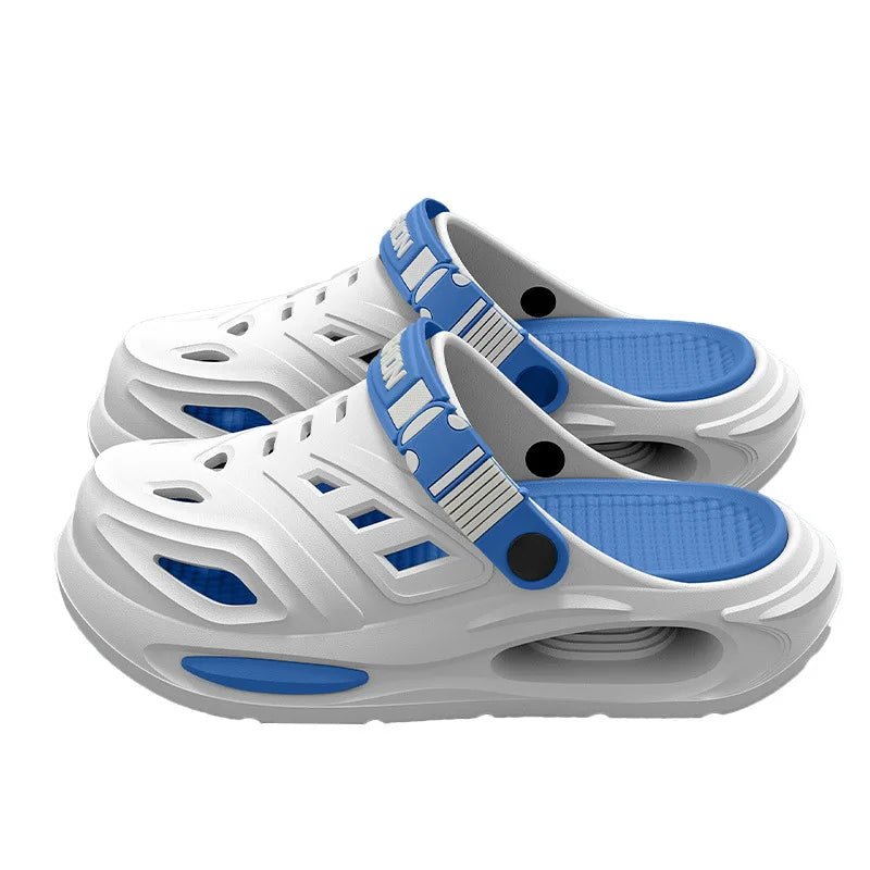 Men's summer outdoor sandals for 2025, new trendy thick sole, anti-slip, odor-resistant, two-way wear, men's flip-flops