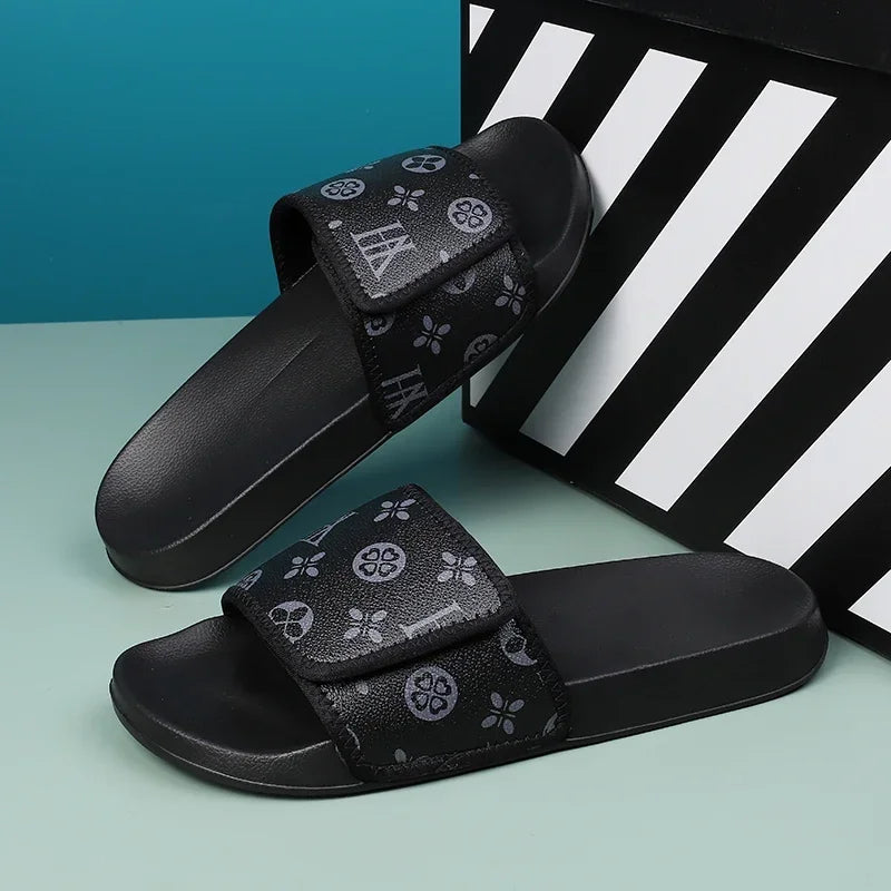 Man Summer Slippers Leather Sandals Comfortable Man Sandal House Sandals Sale Mens Slipper Flip Flop Shoes for Men Slippers