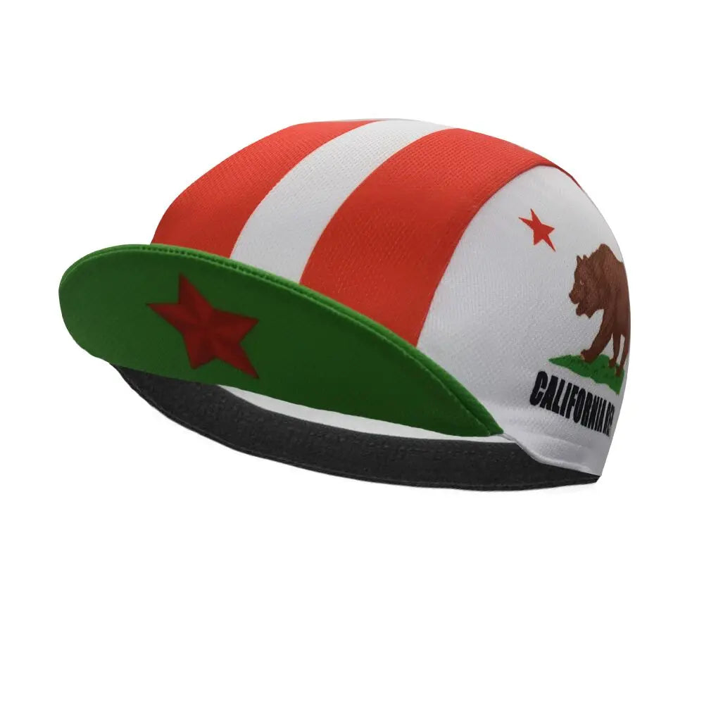 Multiple Retro Cycling Hat Bike Caps For Men and Women Quick-drying Breathable Sports Outdoor Ride Unisex  California Cap