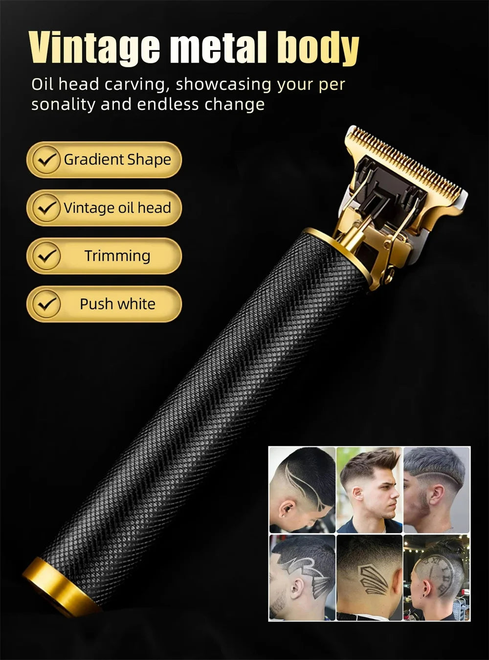 Electric Hair Cutting Machine Rechargeable Barber Hair Trimmer For Men Electric Professional Beard Hair Clipper Shaving Machine