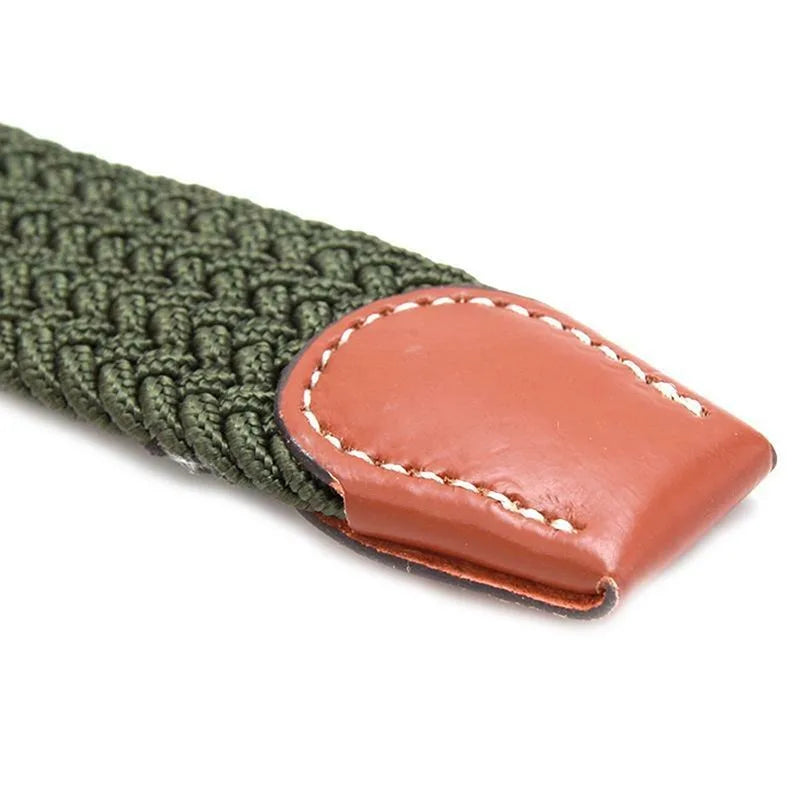 Men Belts Fashion Unisex Jeans Belts Adjustable Belt Men Outdoor Travel Hunting Waist Belt Automatic Plastic Buckle for Pants