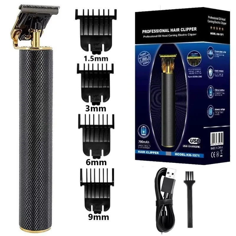 Rechargeable Barber Hair Trimmer For Men Electric Professional Beard Hair Clipper Cord/Cordless Hair Cutting Machine