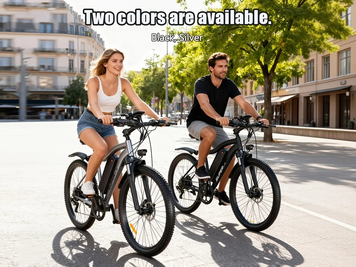 UPlee G73 Adults Electric Bike 740W Motor Electric Bicycle 48V 13AH removable battery e bike 26"Tire Mountain Electric Dirt Bike
