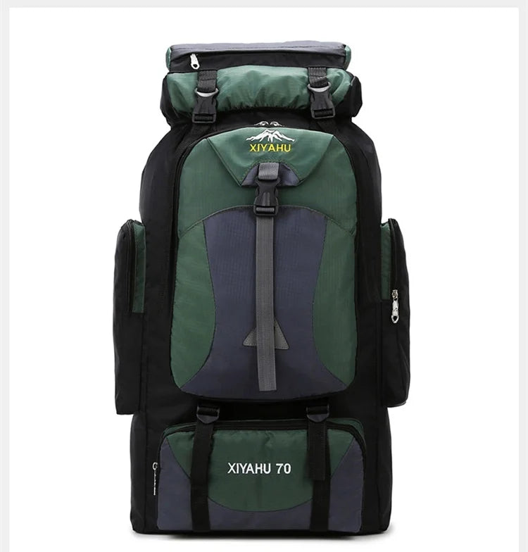 70L Outdoor Hiking Mountaineering Bag Large Capacity Waterproof Sports Travel Backpack Men Women Camping Climbing Bags Rucksack