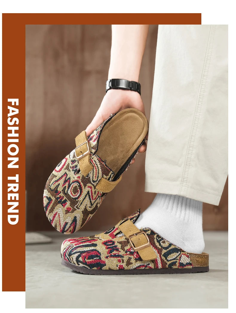 Men Driving Lazy Shoes Men's Summer Sandals Casual Shoes Comfortable Breathable Walking Shoes Non Slip Lightweight Sneakers
