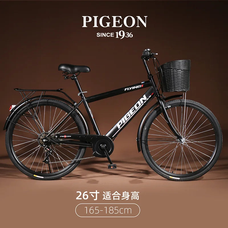 Bicycle 26 Inch Commuter Men's Light Adult City Female College Student Adult Retro Bike