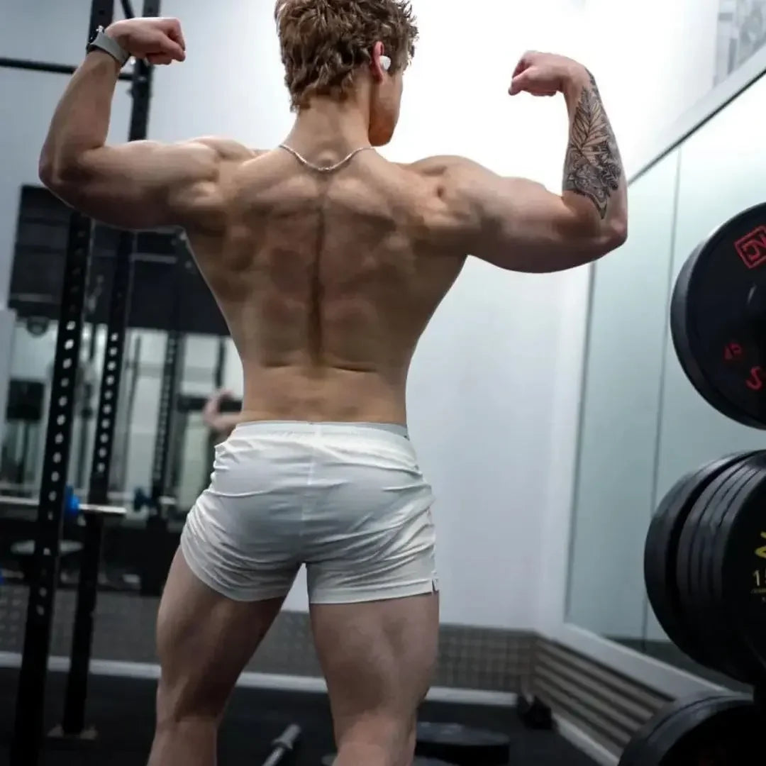 Sports Shorts Men Gym Workout Running Shorts Bodybuilding Joggers Summer Fitness Training Jogging Short Pants Male Beach pants