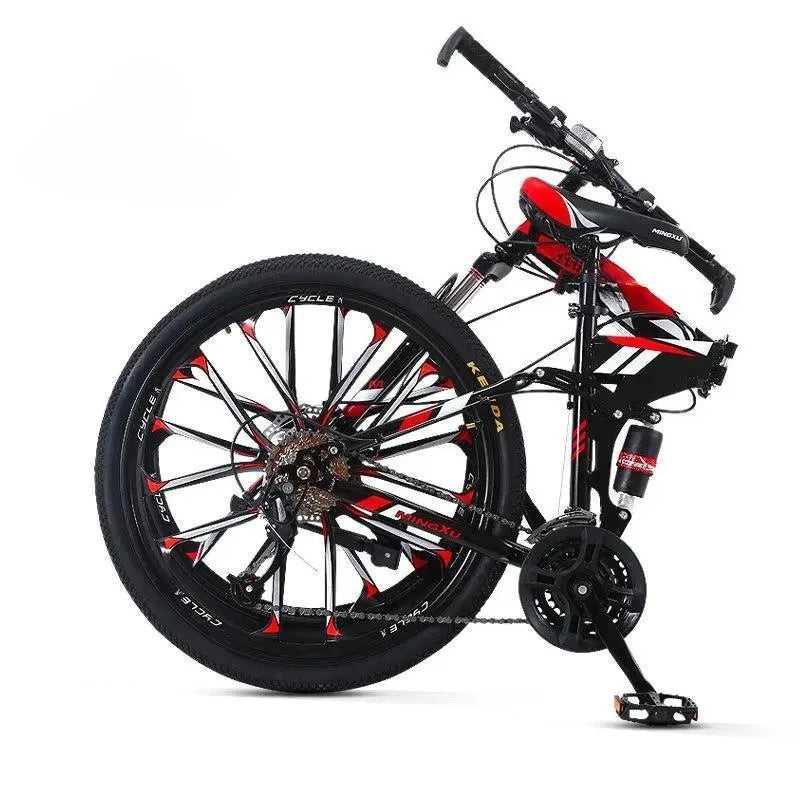 Bike Folding Mountain Bike  Double Shock Absorption