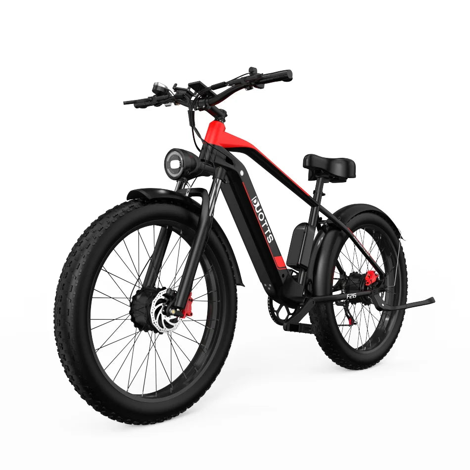 2023 Electric Bike Adult 1500W 26'' Dual Drive Mountain E Bike 48V 17.5AH Battery Removable Off Road Electric Bicycle