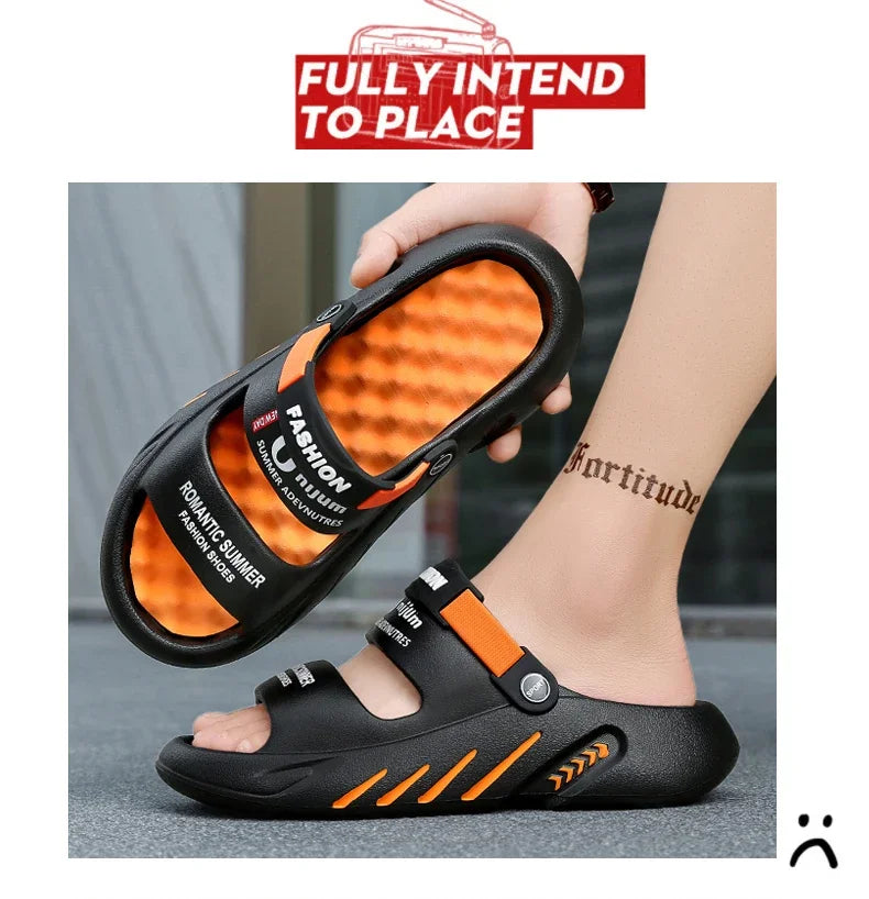 Men's Summer Sandals Men's Home Slippers Walk Around Home Original Brands Shoes Men's slippers Flip Flop Male Slipper Slipers