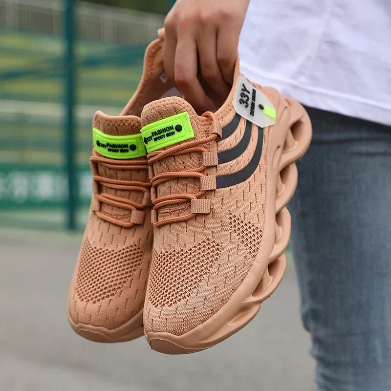 Sneakers for Men Casual Sport Shoes Breathable Lightweight Outdoor Mesh Platform Running Shoes Athletic Tenis Walking Shoes