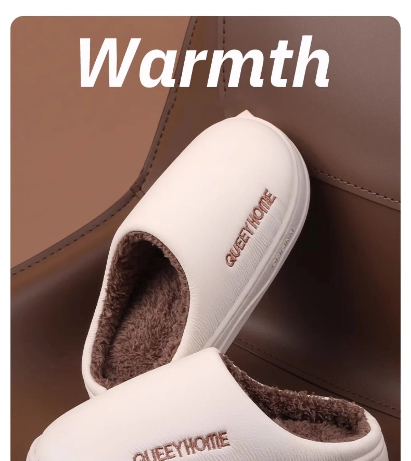 2025 New Winter Slippers for Men & Women: Plush Warm Fleece Lining, Anti-Slip Thick Sole, Indoor Home Comfort