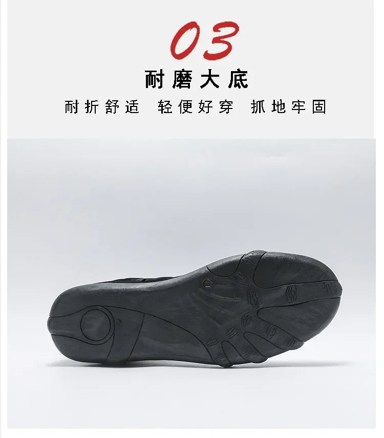 2025 new men shoes breathable non slip work shoes for male fashion sneakers outdoor walking flats skateboard sneakers