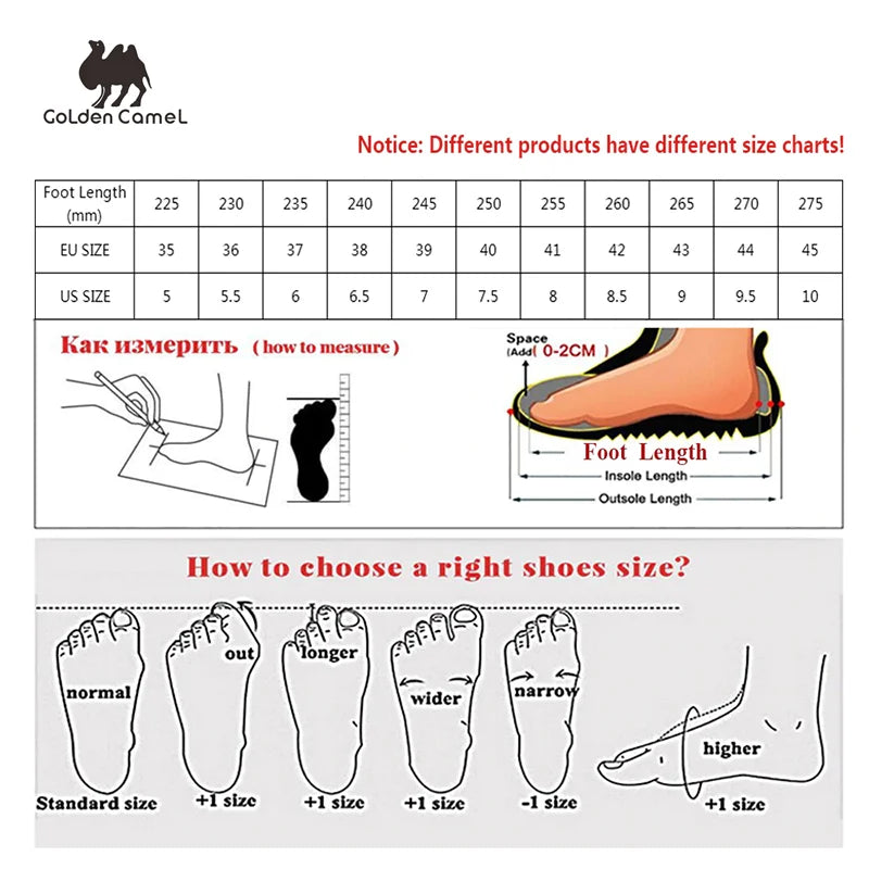 GOLDEN CAMEL Outdoor Men's Sandals for Women Creek Wading Sandal Quick-dry Non-slip Sports Beach Shoes for Men Summer Breathable