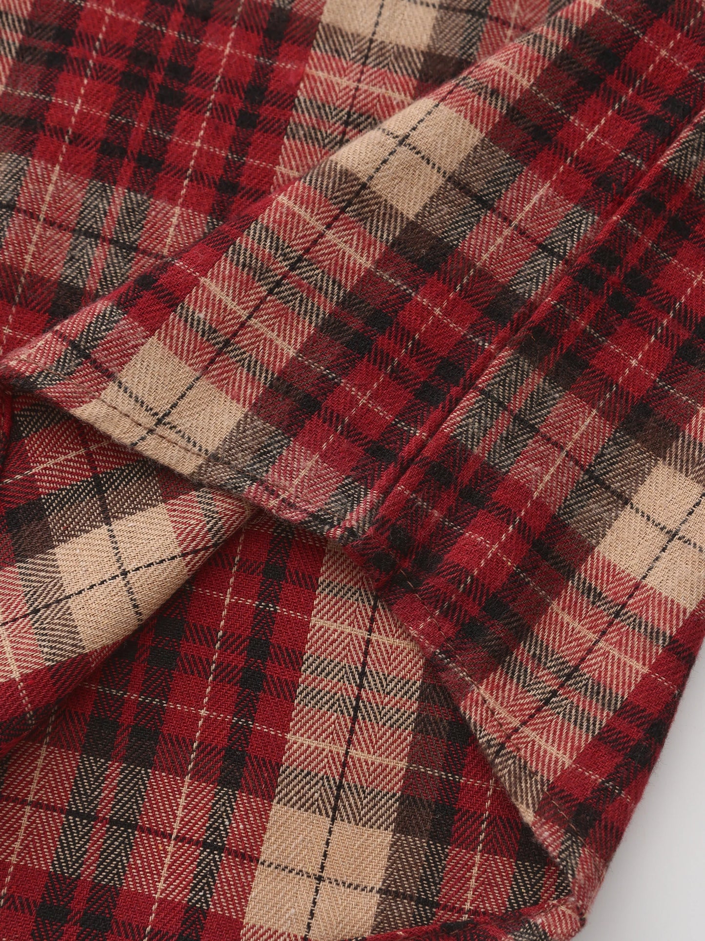 Men's Social Shirts Long Sleeve 100%Pure Cotton Buttoned Plaid Formal Male Casual Clothes Oversized Shirt Plus Size M-3XL