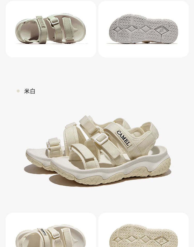 GOLDEN CAMEL Outdoor Men's Sandals for Women Creek Wading Sandal Quick-dry Non-slip Sports Beach Shoes for Men Summer Breathable