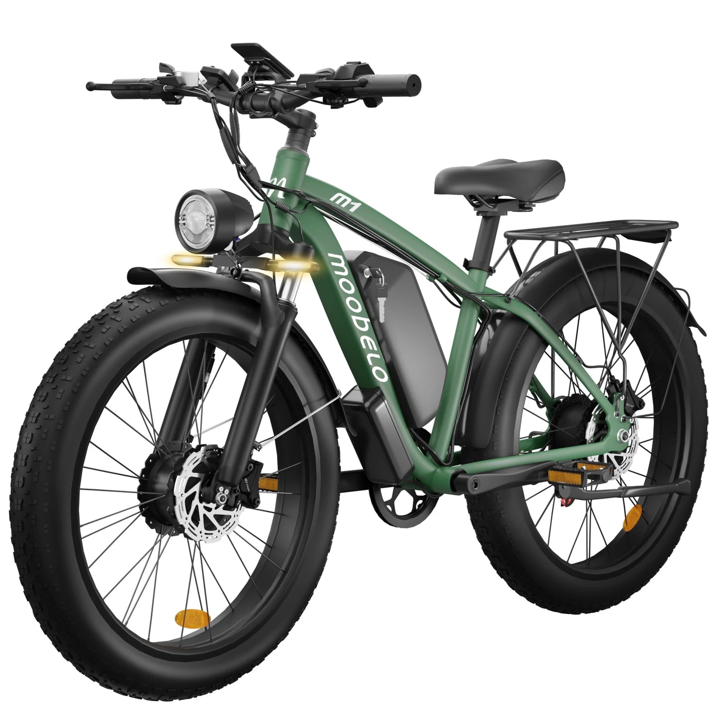 US Delivery Moobelo M1 2000W EBike 48V 22.4AH 35mph 26" Fat Tire Waterproof All-Terrain Adult EBike One-year Warranty