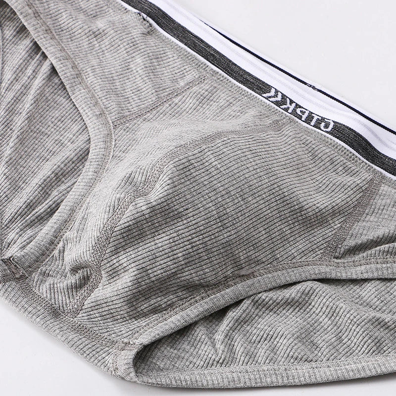 Men's Underwear Triangle Panties Antibacterial Breathable Soft Comfortable Youth Briefs Mid Rise U Bulge Pouch Underpants Homme