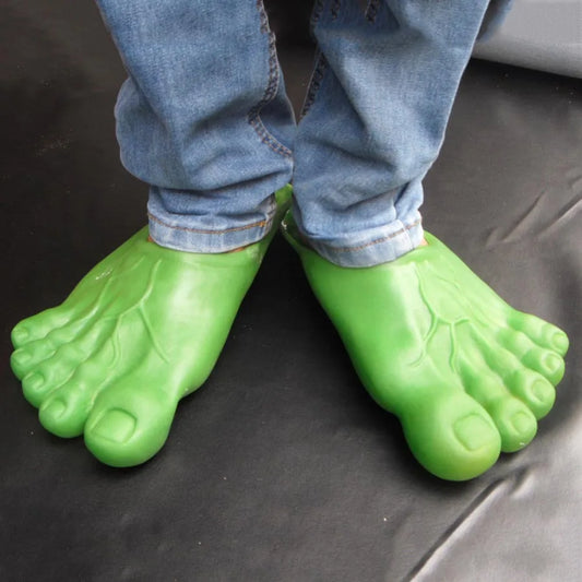 Funny Slippers Man Women Footwear Shoes Fashion Outdoor Beach Couple Slippers Role Playing Bigfoot Amazing Sandals Of The Hulk