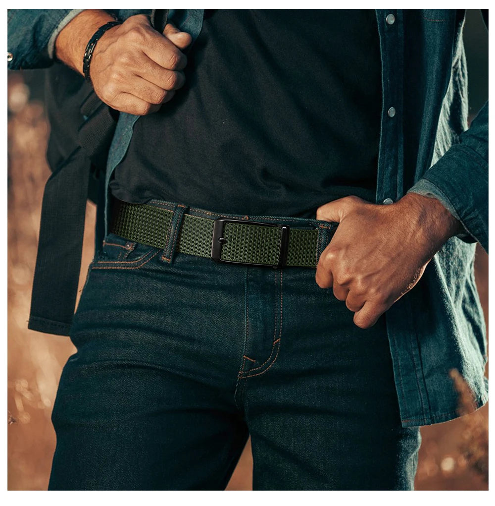 Men Belt Nylon Breathable Belts For Men Leather Belt Cowboy Designer Belt Outdoor Tactical Belt Military Gifts Women  남성 가죽 벨트