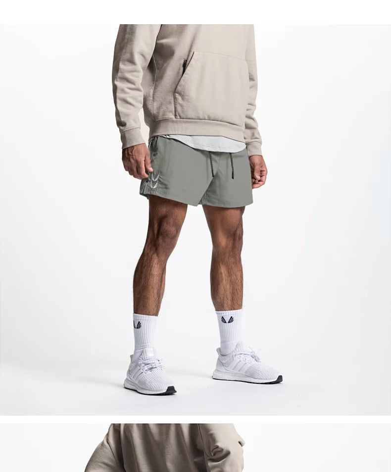 Mens Gym Training Shorts Man Quick Dry Sports Casual Short Pants Fitness Workout Running Bodybuilding Fashion Basketball Shorts