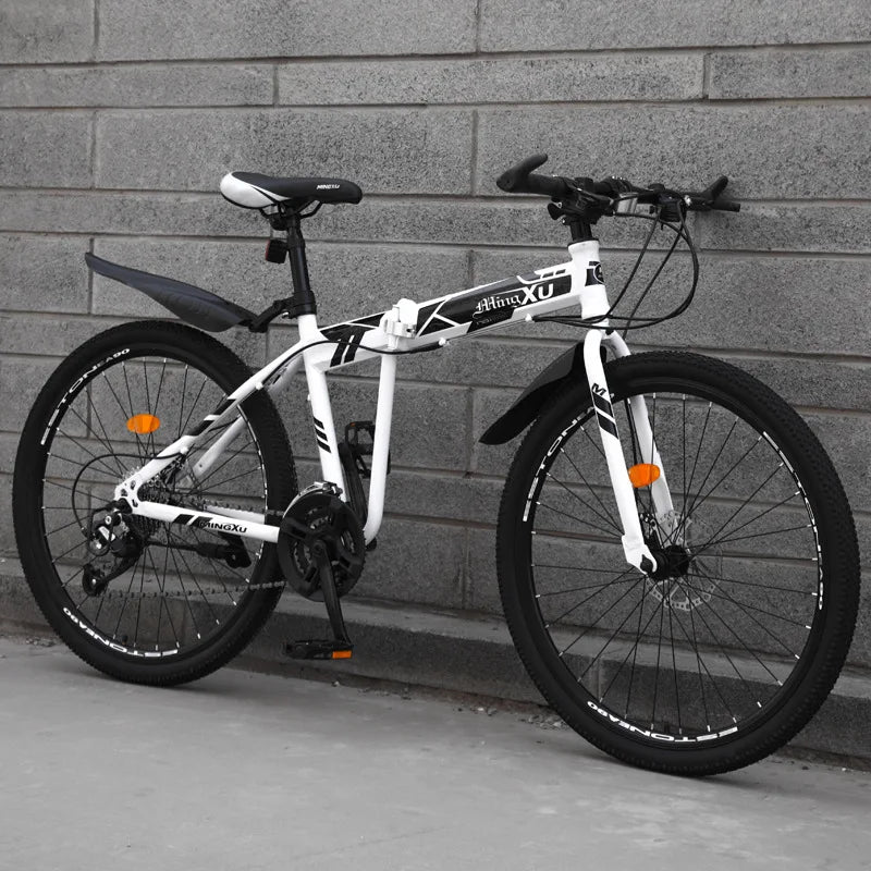 Bike Folding Mountain Bike  Double Shock Absorption