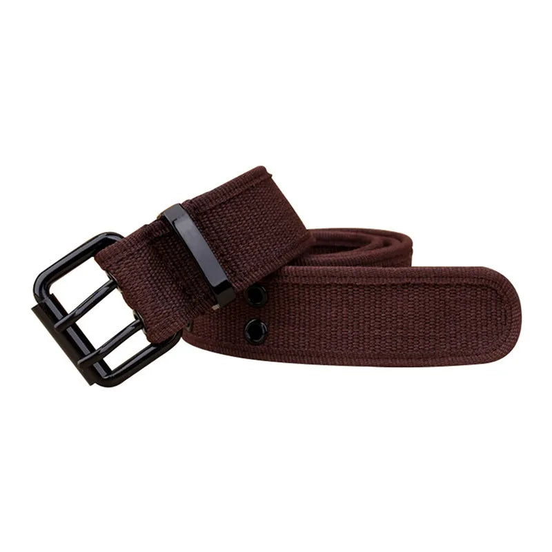 High Quality Canvas Tactical Belt For Men Metal Buckle Luxury Webbing Waistband Outdoor Sport Male Training Belts