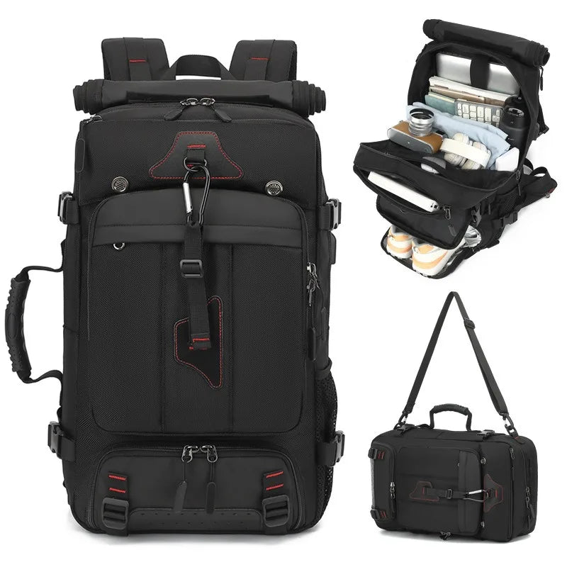 Travel backpack for men boarding, casual men's backpack for travel, large backpack for travel, 70 liters L, super large capacity