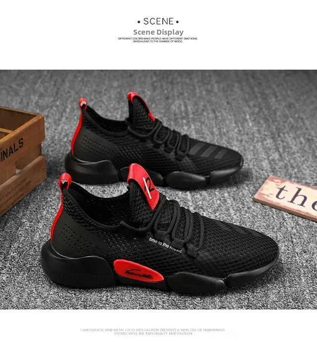 Men's Breathable Me Sport oes Summer 2025 New Sle Casual Dad Sneakers Trendy All-Match Outdoor Leisure Footwear