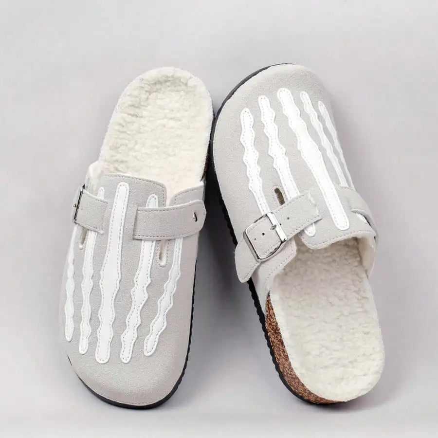 Men's Slip-On Slippers, Skull Print Design, Casual Backless Mule Sandals, Suitable for Indoor/Outdoor Wear, Minimalist Street Style, Daily Walking and Casual Comfortable Slippers