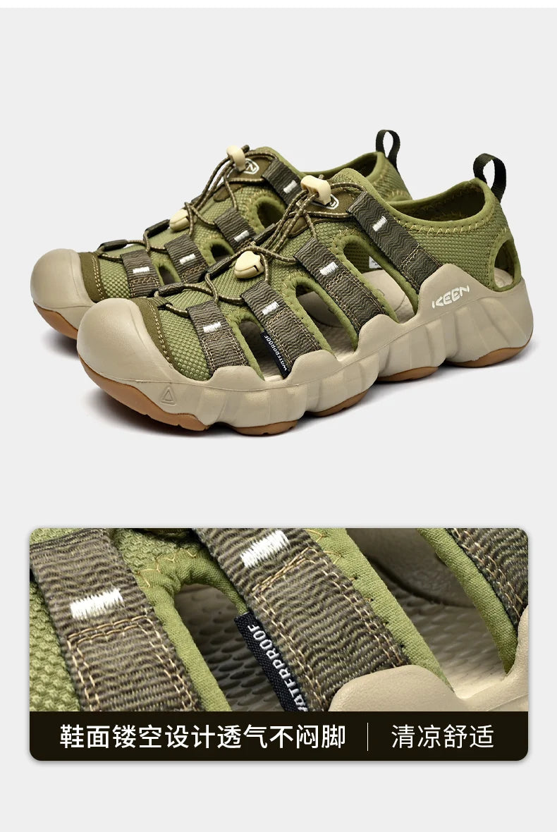 Luxury Brand Sandals For Men Outdoor Beach Shoes Unisex Comfy Non-slip Women's Summer Sandals Men's Sports Sneakers Wading Shoes