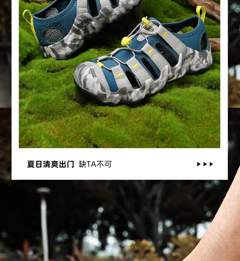 Luxury Brand Sandals For Men Outdoor Beach Shoes Unisex Comfy Non-slip Women's Summer Sandals Men's Sports Sneakers Wading Shoes