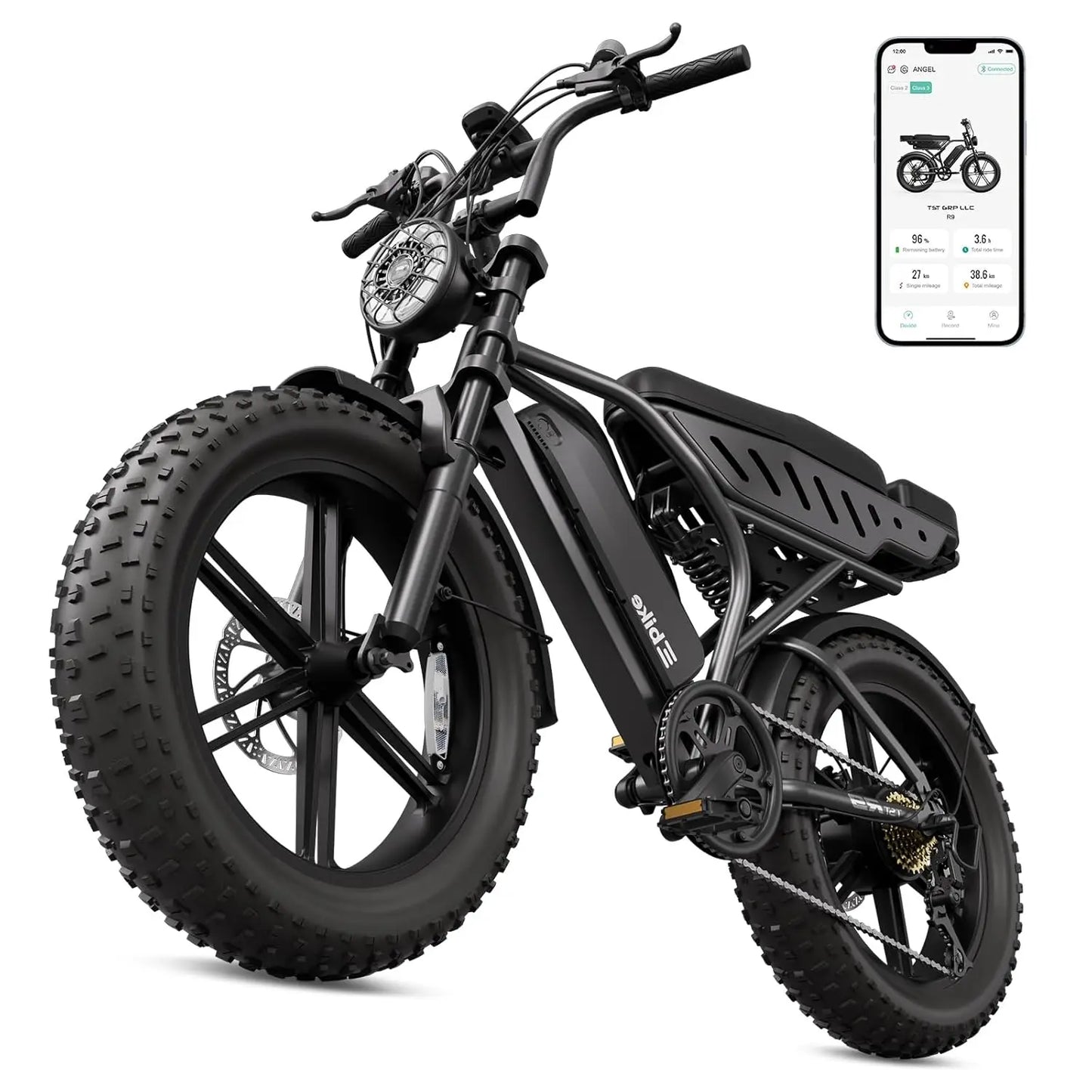 TST Electric Bike for Adults, 1500W Peak Motor Ebike with 48V 15/25/30Ah Built-in Battery, 60/120 Miles Range 28, Customized