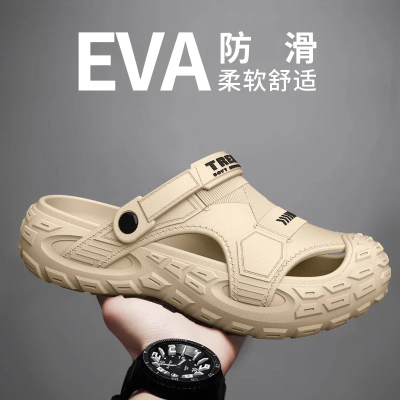 Men's Shoes Summer Luxury Sandals Slippers Flat Sandals Beach Slip on Shoes Man Sneakers Platform Beach Sports Sandals 47 Clogs